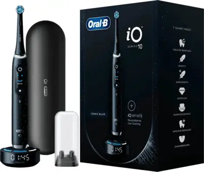 Oral-B iO Series 10 Cosmic Black / Elektrická zubná kefka / 7 režimov / talkový senzor / časovač 