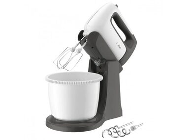 TEFAL Prep&#39;Mix+ HT464138 s misou / Ručný šľahač / 500 W / 5 rýchlostí / hnevenie