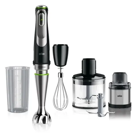 Braun MQ9138XI MultiQuick 9 / Tyčový mixér / 1200 W / nádoba 600 ml 