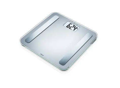 BEURER BF183 strieborná / diagnostická váha / LCD / BMI / max 180 kg / 1x 3V CR2032