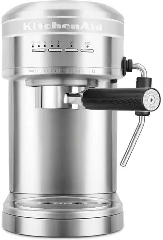 KitchenAid Artisan 5KES6503ESX strieborná / Pákový kávovar / 1470 W / 1.4 l / 15 bar / napeňovacia tryska 
