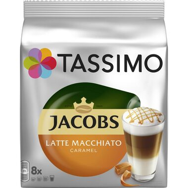 Jacobs Latte Macchiato Karamel Tassimo 8 ks / Kapsľová káva 