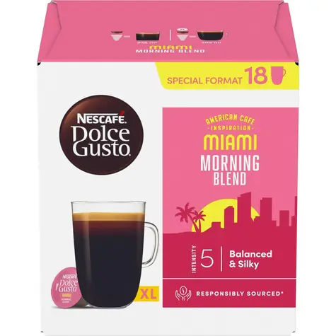 NESCAFÉ Dolce Gusto Grande Miami Morning Blend 18 ks / Kapsľová káva 