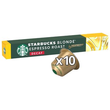 Starbucks Decaf Blonde Espresso Roast Nespresso 10 ks / Kapsľová káva 