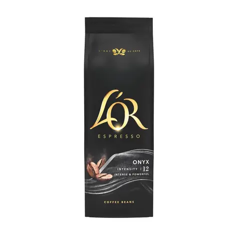 L'OR Espresso Onyx 500 g / Zrnková káva / zmes Arabica a Robusta 