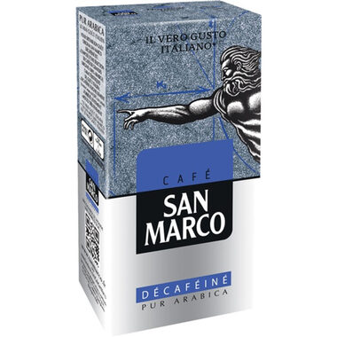 San Marco Décaféiné 250 g / Mletá káva / 100% Arabica / bez kofeínu