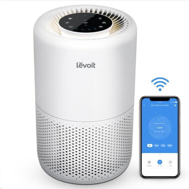 Levoit Core200S SMART / Inteligentná čistička vzduchu / Až 170 m3 / 26W / 45 dB