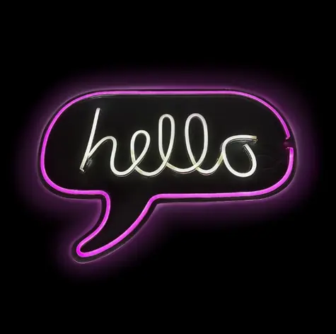 2Kids Toys LED NEON LIGHT lampička hello