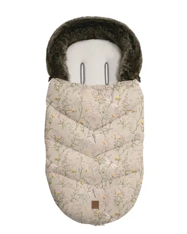 KikkaBoo Fusak zimné Luxury Secret Garden Beige