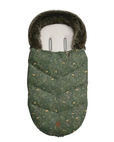 KikkaBoo Fusak zimné Luxury Secret Garden Green