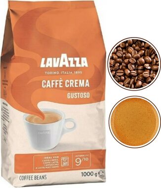 Lavazza Caffe Crema Gustoso 1 kg / Zrnková káva / 40% Arabica 60% Robusta