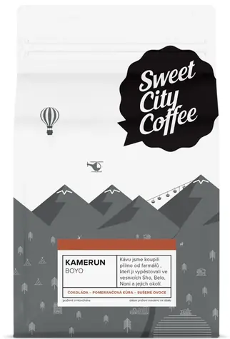 Sweet City Coffee Kamerun Boyo 250 g / Zrnková káva 