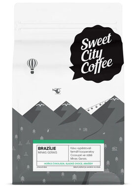 Sweet City Coffee Brazília Santos 250 g / Zrnková káva 