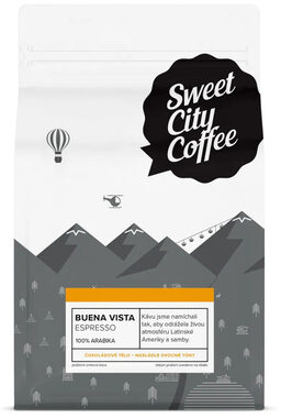 Sweet City Coffee Buena Vista Brazília 250 g / Zrnková káva 