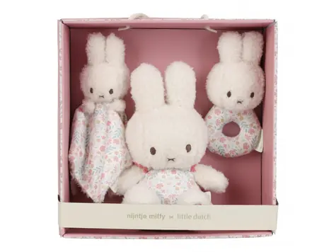 Little Dutch Darčeková sada králiček Miffy Lucky Blossom / od narodenia