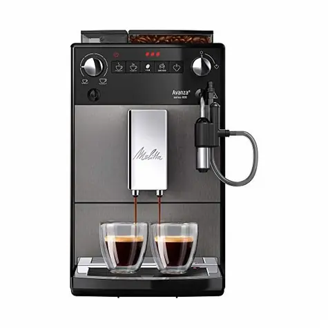 Melitta Avanza F27/0-100 čierno-strieborná / automatický kávovar / 1450 W / 15 bar / 1.5 l / zásobník 250 g 