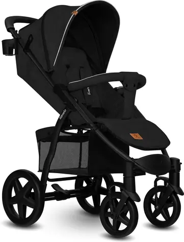 Lionelo Kočík športový Annet PLUS Black Carbon