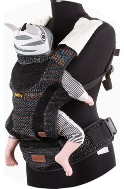 CHIPOLINO Detské nosítko Bobby Fly Multicolor Black