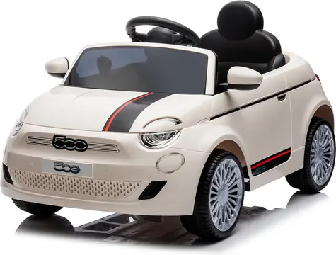 CHIPOLINO Elektrické auto Fiat 500 White