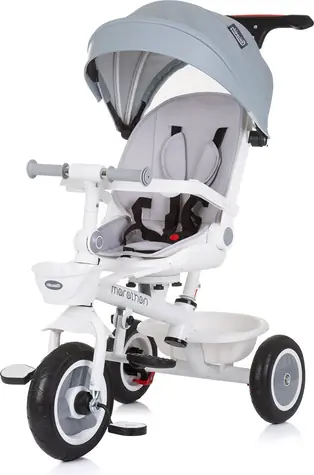 CHIPOLINO Trojkolka so strieškou Marathon 2v1 Ash Grey