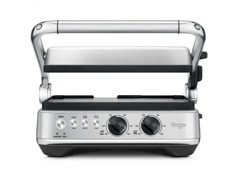 Sage the BBQ & Press Grill SGR700BSS strieborná / elektrický kontaktný gril / 1800W / 3 programy / 100 ° C - 230 ° C 