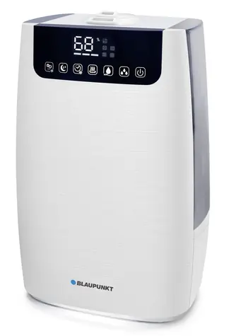 Blaupunkt AHS803 biela / zvlhčovač vzduchu / 105W / HEPA filter / aróma / diaľkový ovládač / 400ml/h / 5 l 