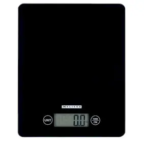 Melissa 16310231 čierna / Elektronická kuchynská váha / max. hmotnosť 5 kg 