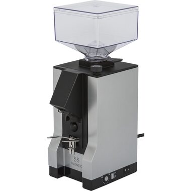 Eureka Mignon SILENZIO 55 šedá / Mlynček na kávu / zásobník 300 g / 310 W 