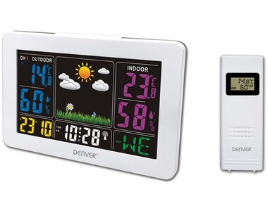 Denver WS-540 biela / meteostanica / meranie teploty a vlhkosti