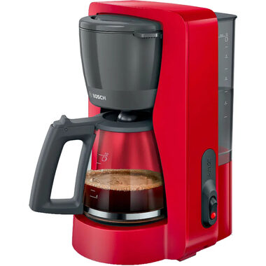 BOSCH TKA2M114 červená / Kávovar na prekvapkávanú kávu / 1200W / 1.25 l