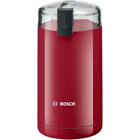 BOSCH TSM6A014R červená / Mlynček na kávu / zásobník 75 g / 180 W 