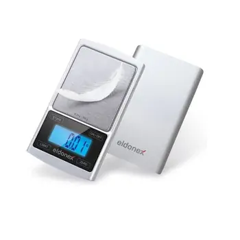 Eldonex DiamondPro strieborná / digitálna váha / presnosť 0.1 g / nerezová