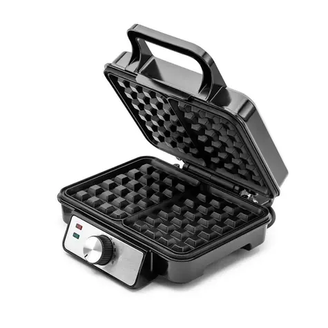 Huslog vaflovač čierna / 1200W / 2 vafle / nepriľnavý povrch 