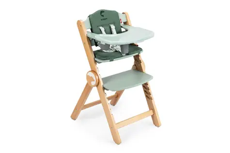 Kidnort Drömmer Unique Jedálenská stolička zelená / nosnosť do 75 kg