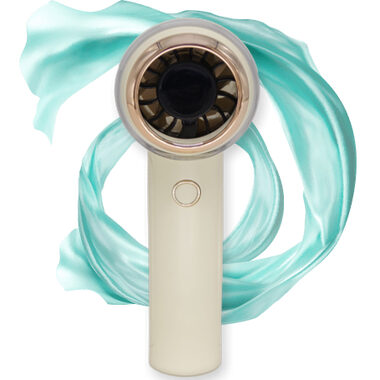 Airbi FAN TURBO biela / Ručný ventilátor / 1200mAh / 3 rýchlosti