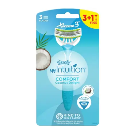 Wilkinson MY Intuition Comfort Coconut Delight jednorazové holítka dámske 3+1ks