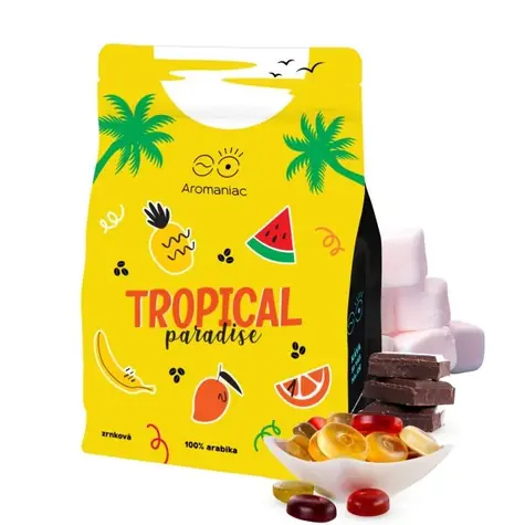 Aromaniac Tropical Paradise 250g / zrnková káva / zmes 