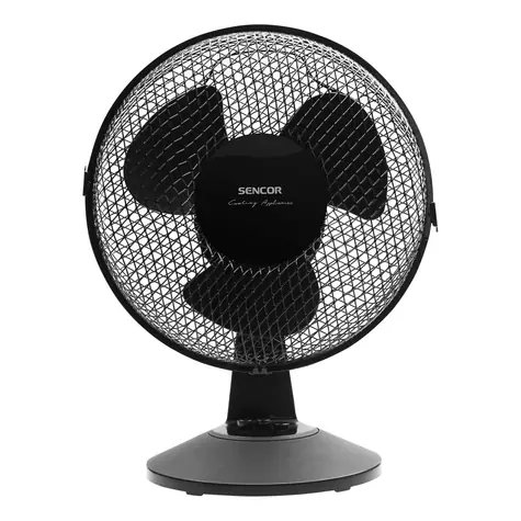 Sencor SFE 2311BK čierna / stolný ventilátor / 25W / 2 rýchlosti / priemer: 23 cm