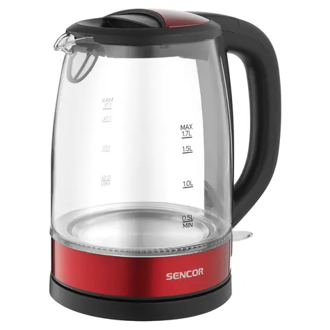 Sencor SWK 7401RD červená / Rýchlovarná kanvica / 2200W / 1.7L