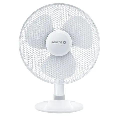 Sencor SFE 4037WH-EUE3 biela / stolný ventilátor / 50W / 3 rýchlosti / priemer: 40cm 
