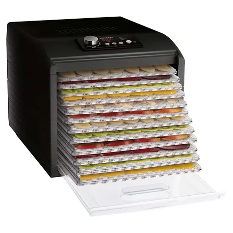 Sencor SFD 6600BK čierna / Sušička ovocia / 500W / Rozmer sita: 33 x 30 cm