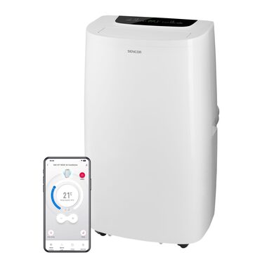 Sencor SAC MT1603C biela / mobilná klimatizácia / 1700W / 16000 BTU / chladenie / odvlhčovanie / ventilátor / SMART WiFi