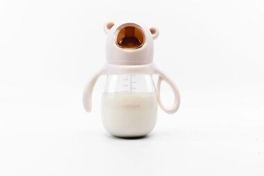 Kidnort Jordbaer Dojčenská fľaša 300ml 6m+ béžová