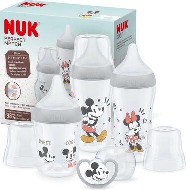 NUK Sada dojčenských fliaš / 150-260 ml / 0+ / biela
