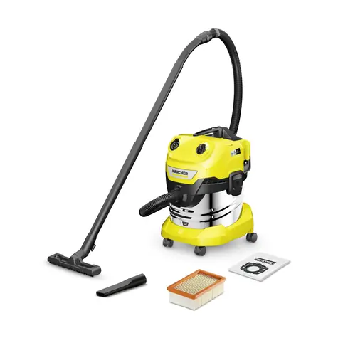 Kärcher WD 4-18 S Dual V-20/22 / Aku Vysávač / 2x18V / Bez aku / 20 L 