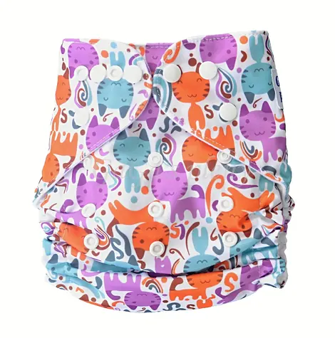 GaGa's Látková plienka AIO Farebné mačky