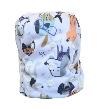 GaGa's Plienkové plavky pre bábätko Funny dog