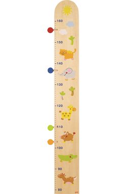 GOKI Drevený rastový meter Kamaráti z džungle / od 0 rokov