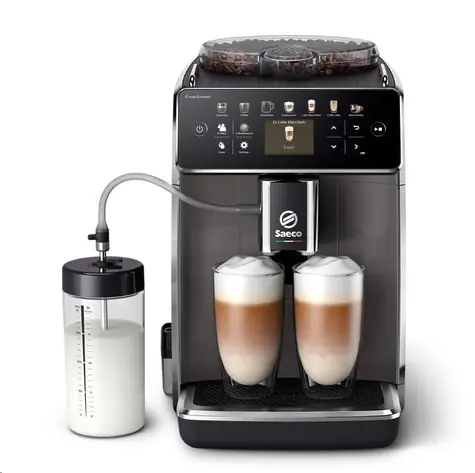 Saeco GranAroma čierna / Automatický kávovar / 1500 W / 15 bar / 1.8L / zásobník 300 g