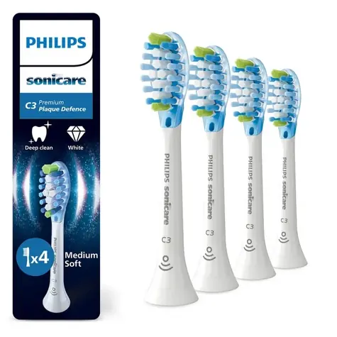Philips Sonicare Premium Plaque Defence HX9044/87 / náhradná hlavica / 4 ks